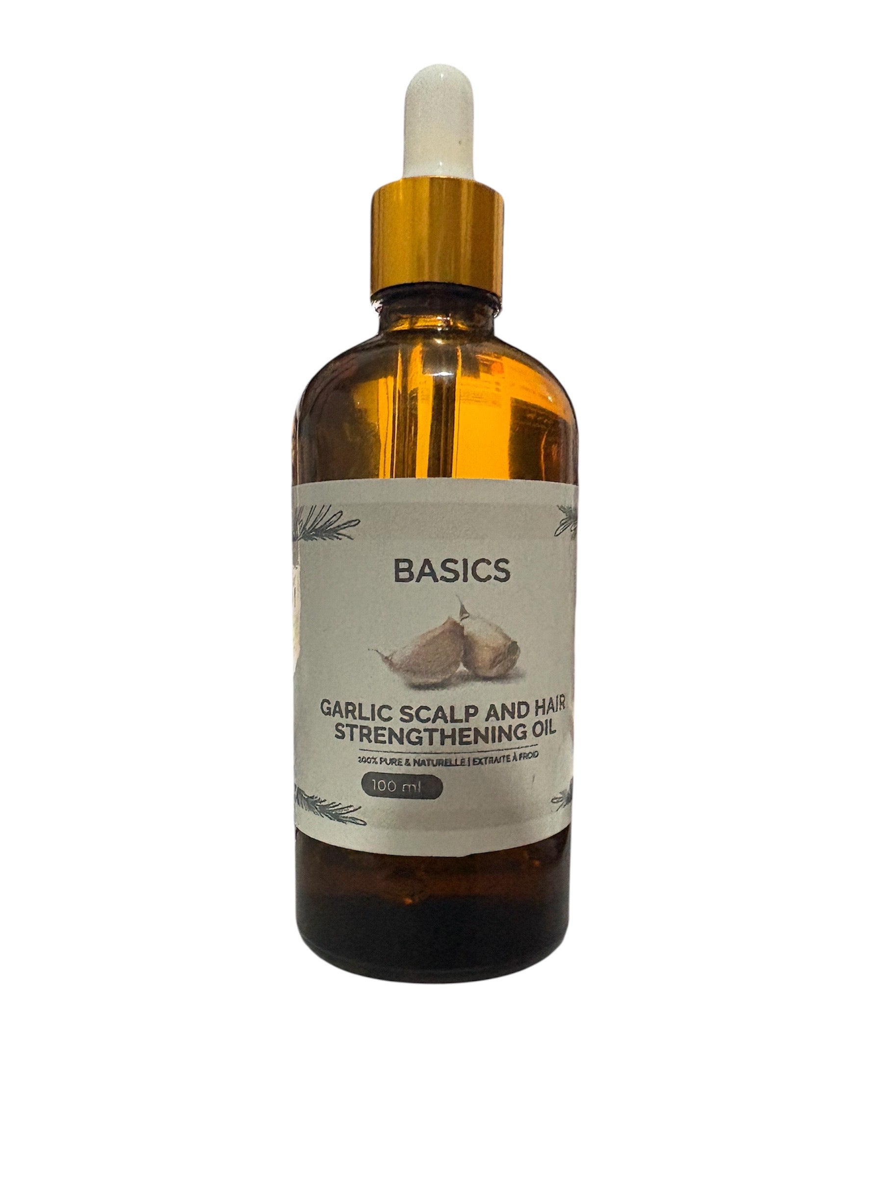 Garlic scalp and hair strengthening oil