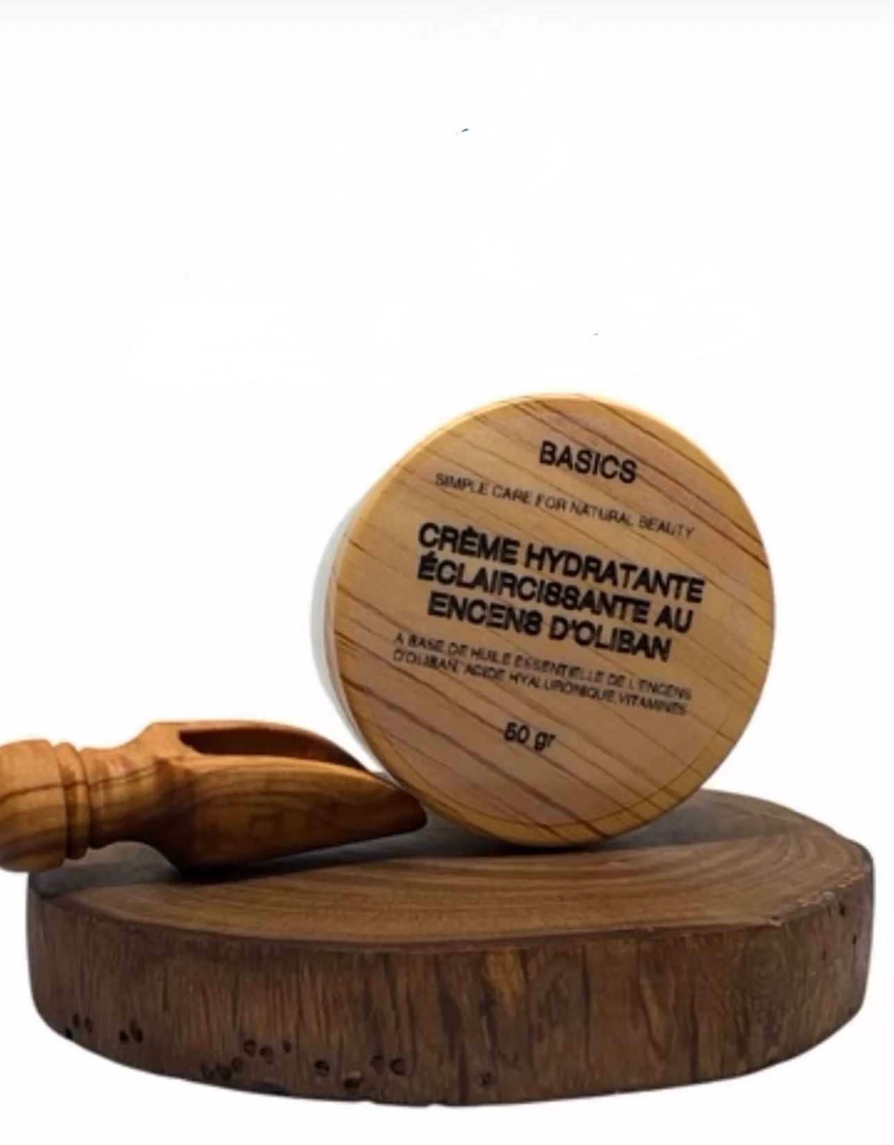 Crème hydratante éclaircissante au encens d’oliban