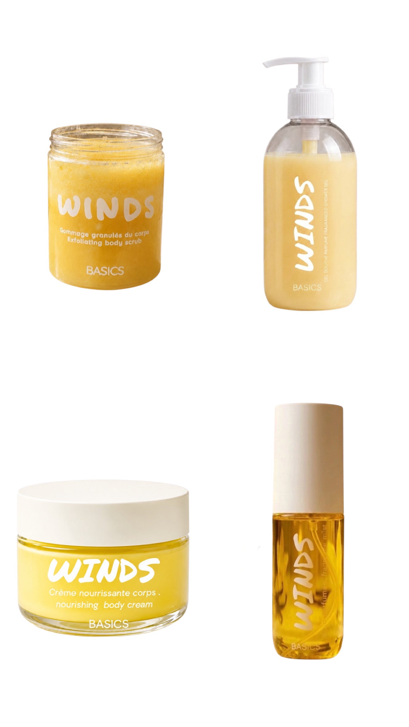 Pack WINDS bodycare routine
